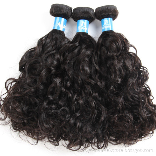 Factory Price Brazilian Cuticle Aligned Virgin Remy Human Raw Indian Temple Hair Water Wave Curly Weave Bundles Hairstyles